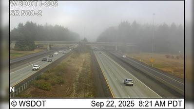 Traffic Cam Vancouver: I-205 at MP 30.9: SR 500 Interchange Camera Player