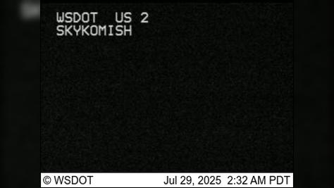 Skykomish: US 2 at MP 45.6 Traffic Camera