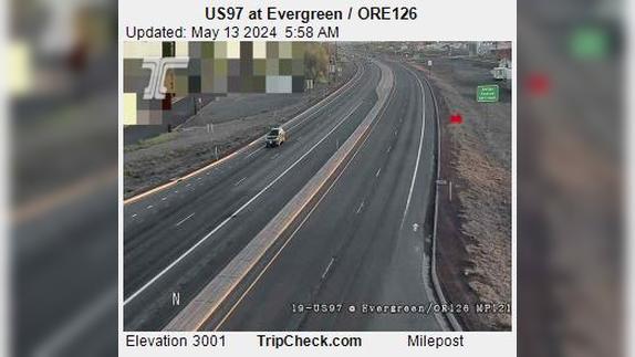 Traffic Cam Redmond: US 97 at Evergreen - ORE126 Player