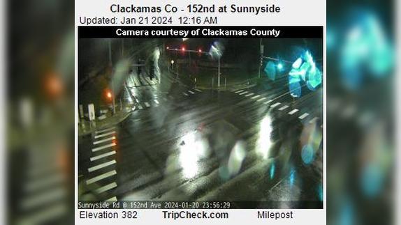 Traffic Cam Sunnyside: Clackamas Co - 152nd at Player