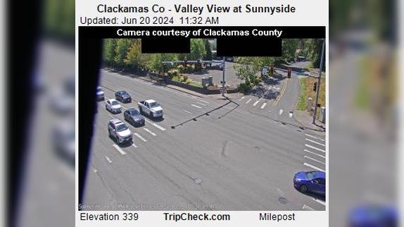 Traffic Cam Sunnyside: Clackamas Co - Valley View at Player