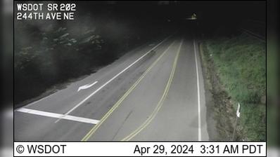 Ames Lake: SR 202 at MP 13: 244th Ave NE Traffic Camera