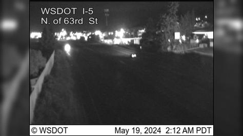 Battle Ground: I-5 at MP 3.7: N of 63rd St Traffic Camera