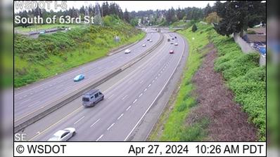 Traffic Cam Vancouver: I-5 at MP 3.6: S of 63rd St Player