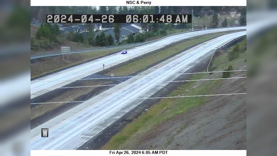 Traffic Cam Spokane: US 395 NSC at MP 166.7: NSC 395 & Perry Player
