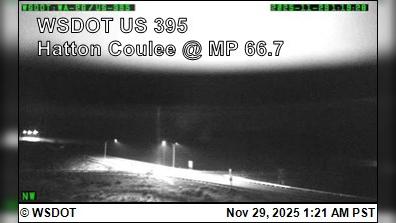 Traffic Cam Hatton: US 395 at MP 66.7: SR 26 Interchange - Coulee Player