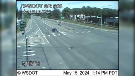 Traffic Cam Battle Ground: SR 503 at MP 7.3: Scotton Way Player