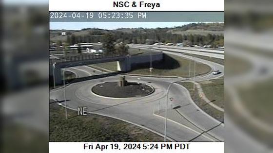 Traffic Cam Spokane: US 395 NSC at MP 162.1: NSC 395 & Freya Player