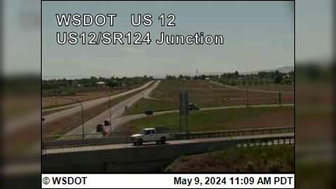 Burbank Heights: US 12 at MP 295: SR 124 Interchange Traffic Camera