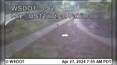 Yakima: I-82 at MP 31.28: US 12 Interchange @ N Traffic Camera