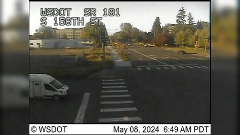 Traffic Cam Burien: SR 181 at MP 11.2: S 156th St Player