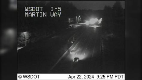 Traffic Cam Lacey: I-5 at MP 109: Martin Way Player