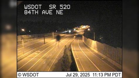 Traffic Cam Clyde Hill: SR 520 at MP 4.5: 84th Ave NE Player