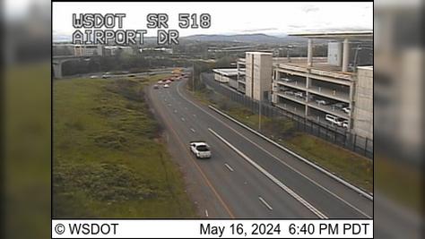 Traffic Cam Burien: SR 518 at MP 2.2: Airport Dr Player
