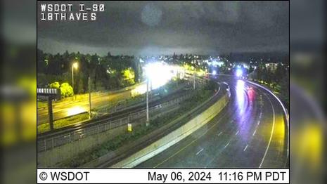 Traffic Cam Seattle: I-90 at MP 3.1: 18th Ave S (Near Rainier Ave) Player