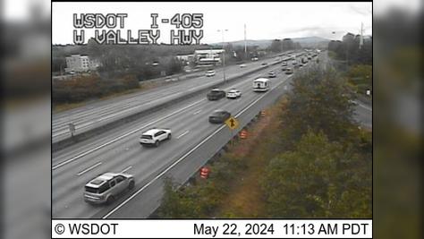 Traffic Cam Burien: I-405 at MP 0.8: West Valley Hwy (SR 181) Player