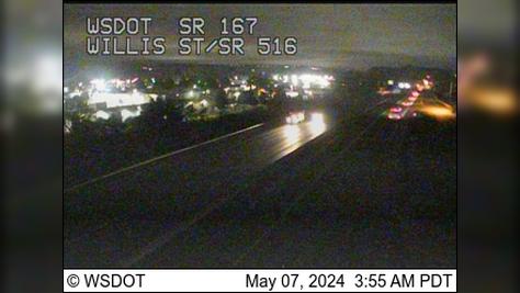 Traffic Cam Pacific: SR 167 at MP 19.6: Willis St Player