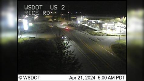 Traffic Cam Gold Bar: US 2 at MP 24.2: Rice Rd Player