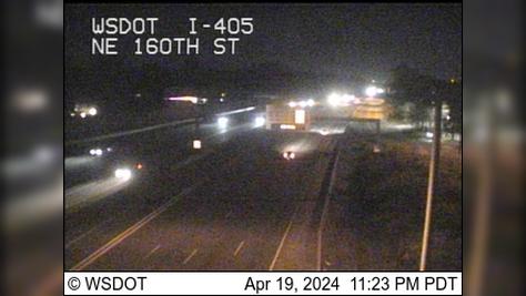 Traffic Cam Bothell: I-405 at MP 22.5: NE 160th St Player