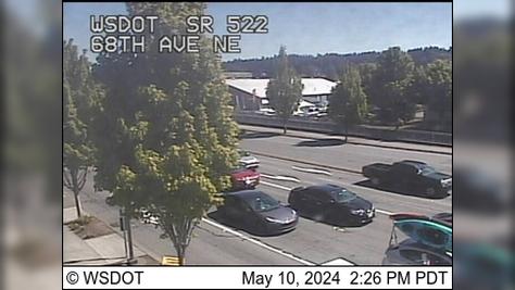 Traffic Cam Kenmore: SR 522 at MP 7.2: 68th Ave Player
