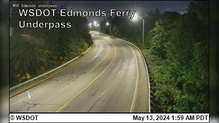 Traffic Cam Woodway › West: WSF Edmonds Underpass Player