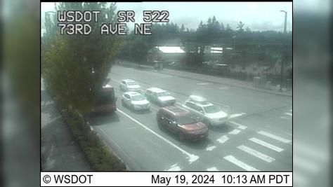 Traffic Cam Kenmore: SR 522 at MP 7.5: 73rd Ave NE Player