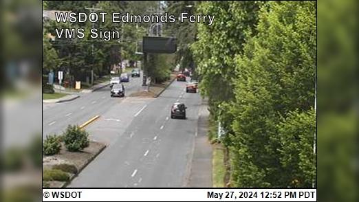 Traffic Cam Woodway › West: WSF Edmonds VMS Sign Player