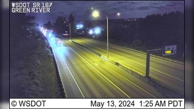 Traffic Cam Pacific: SR 167 at MP 18.9: Green River Player