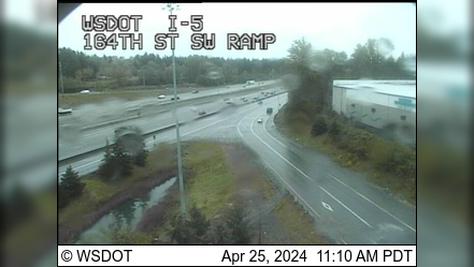 Traffic Cam Brier: I-5 at MP 183.8: 164th St, Ramp Player