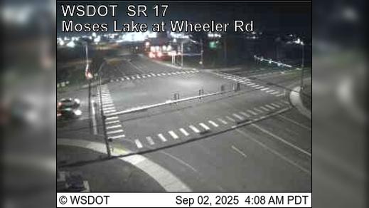 Traffic Cam Moses Lake › South: SR 17 at MP 53.2 - at Wheeler Rd Player