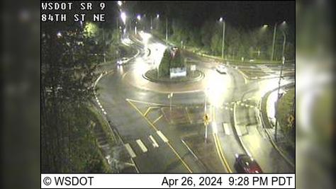 Everett: SR 9 at MP 20.5: 84th St NE Traffic Camera