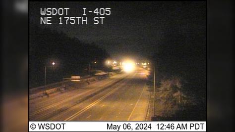Traffic Cam Bothell: I-405 at MP 23.3: NE 175th St Player