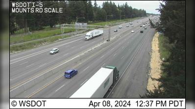 Traffic Cam DuPont: I-5 at MP 117.1: Mounts Rd Scale Player