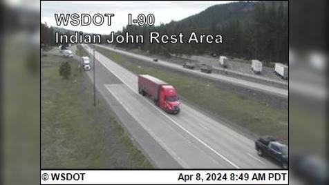 Traffic Cam Cle Elum: I-90 at MP 89.4: Indian John Hill Player