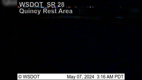 Quincy › East: SR 28 at MP - Rest Area Traffic Camera