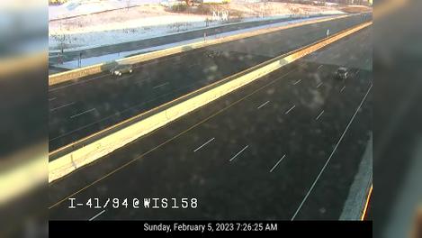 Traffic Cam Somers: I-41/94 at WIS 158 Player