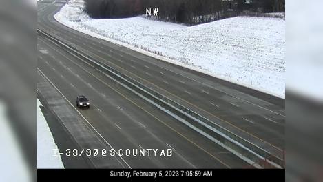 Traffic Cam McFarland: I-39/90 at S County AB Player