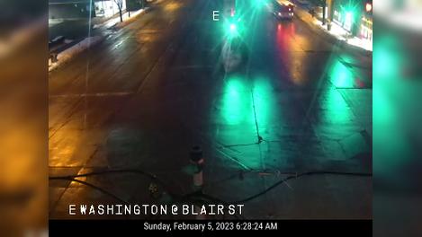 James Madison Park: E Washington at Blair St Traffic Camera