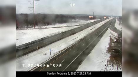 Traffic Cam New Lisbon: I-90/94 at WIS Player