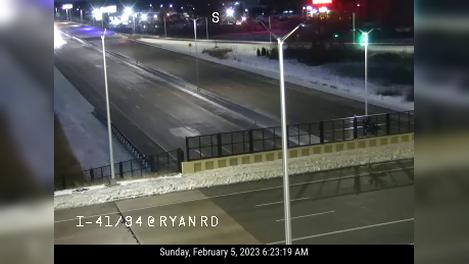 Hamilton: I-41/94 at Ryan Rd Traffic Camera