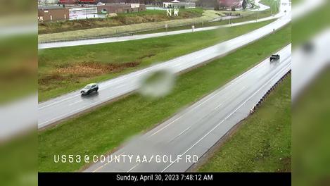 Traffic Cam Somers: US 53 at Golf Rd Player