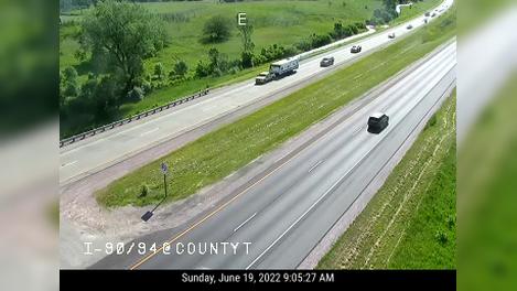 Lewiston: I-90/I-94 @ County T Traffic Camera