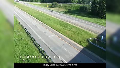 Wisconsin Dells: I-90/I-94 @ County HH Traffic Camera