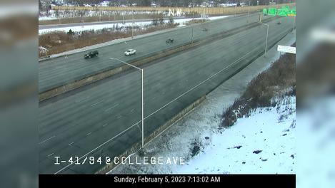 Traffic Cam Appleton › South: I-41/94 at College Ave Player