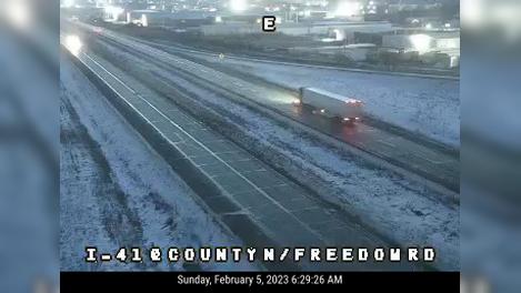 Madison: I-41 at County N/Freedom Rd Traffic Camera