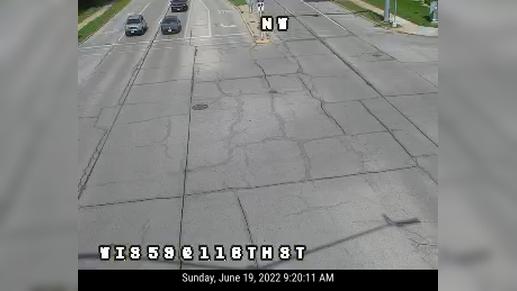 West Allis: Greenfield Ave. SR-59 @ 116th St Traffic Camera
