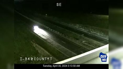 Traffic Cam Millston: I-94 at County T Player