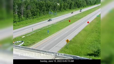 Traffic Cam Stevens Point: I-39/US 51 @ County HH Player