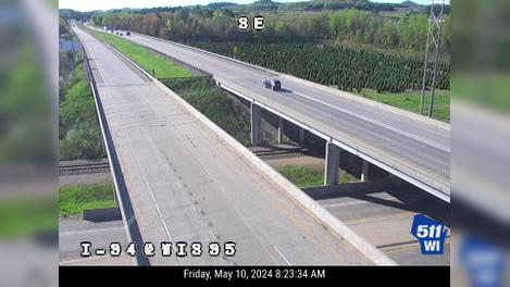 Traffic Cam Eau Claire: I-94 at WIS 95 Hixton Player