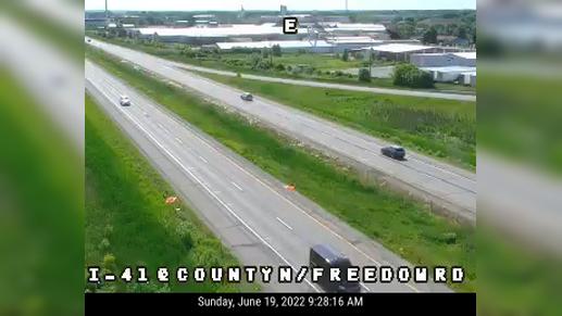 Little Chute: I-41 @ County N/Freedom Rd Traffic Camera